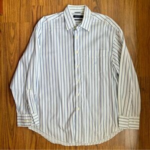 Nautica Striped Button Down Size L